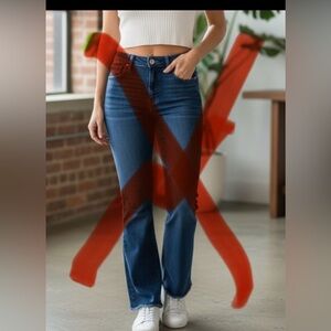 KUT Women's Blue Flared Jeans size 8